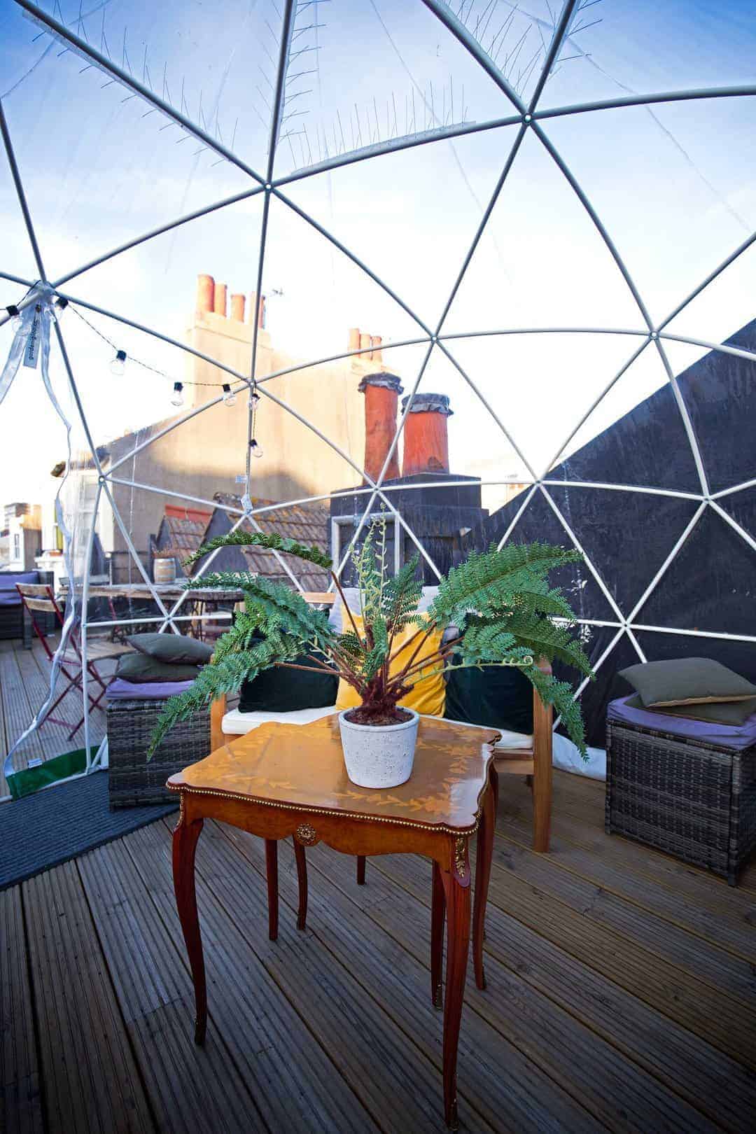 love the roof terrace of l'atelier du vin in brighton. one of Sussex Flower School founder, Georgia Miles' local loves. Click through to discover her other simple pleasures and great local finds