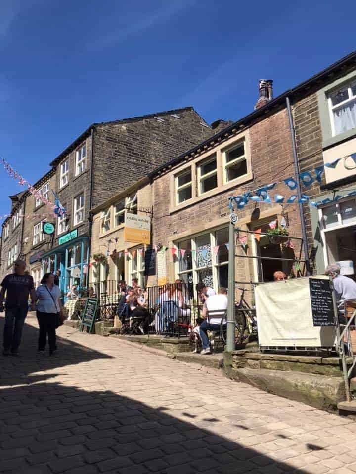 cobbles and clay cafe haworth in bronte country yorkshire - one of the simple pleasures and local loves of Sarah Statham, founder of Simply by Arrangement flowers in Hebden Bridge. Click through to discover Sarah's other wonderful local loves #haworth #yorkshire #brontecountry #frombritainwithlove