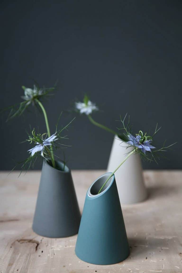 love handmade ceramic vases by Jill Shaddock - one of one of the simple pleasures and local loves of Sarah Statham in Hebden Bridge. Click through to discover Sarah's other wonderful local loves #jillshaddock #ceramics #yorkshire #flowerdesign #frombritainwithlove