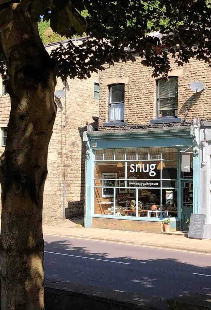 Snug Gallery Hebden Bridge in bronte country yorkshire - one of the simple pleasures and local loves of Sarah Statham, founder of Simply by Arrangement flowers in Hebden Bridge. Click through to discover Sarah's other wonderful local loves #haworth #yorkshire #brontecountry #frombritainwithlove