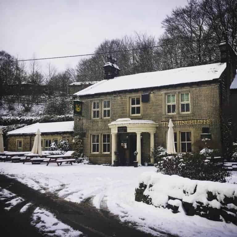Hinchcliffe Arms Hebden Bridge in bronte country yorkshire - one of the simple pleasures and local loves of Sarah Statham, founder of Simply by Arrangement flowers in Hebden Bridge. Click through to discover Sarah's other wonderful local loves #haworth #yorkshire #brontecountry #frombritainwithlove