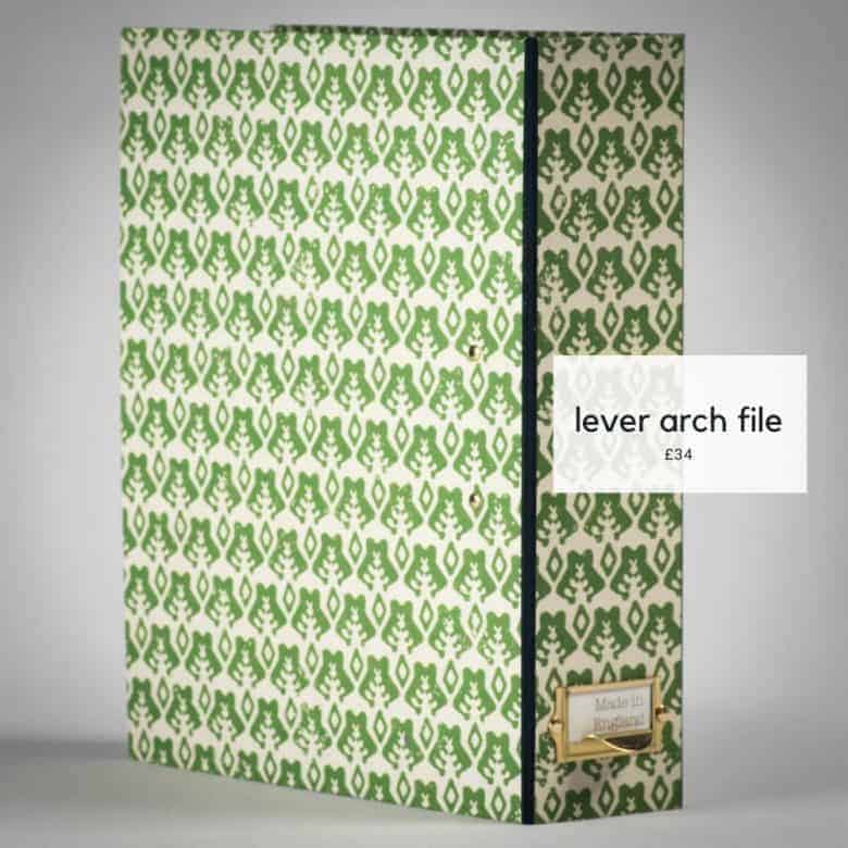 yateley papers block printed lever arch file