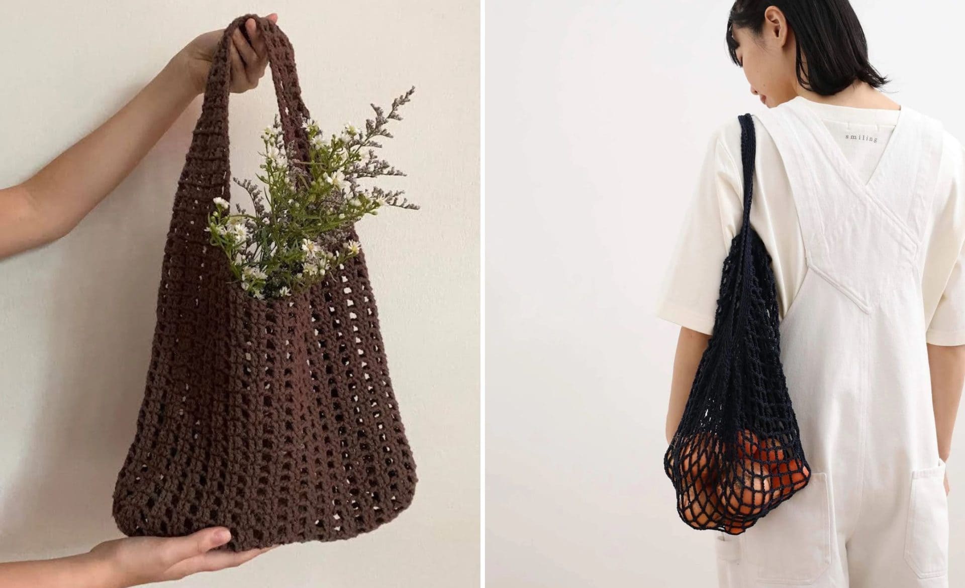 Fresh Market Tote // Crochet PDF Pattern — TL Yarn Crafts