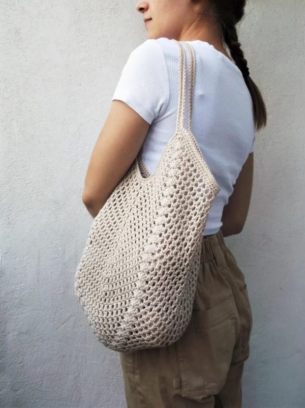 25 most stylish (10 free) crochet market bag patterns - From Britain ...