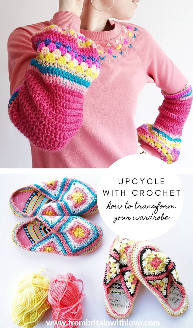 Someone on r/crochet said to post this here too. A way to upcycle