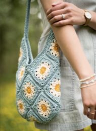 crochet daisy tote bag pattern
