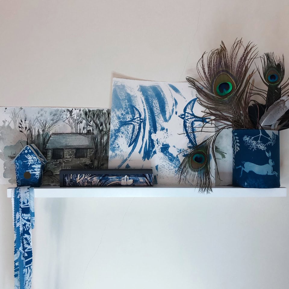 kim tillyer artists studio author of beginner's guide to cyanotype - we have 4 signed copies to be won