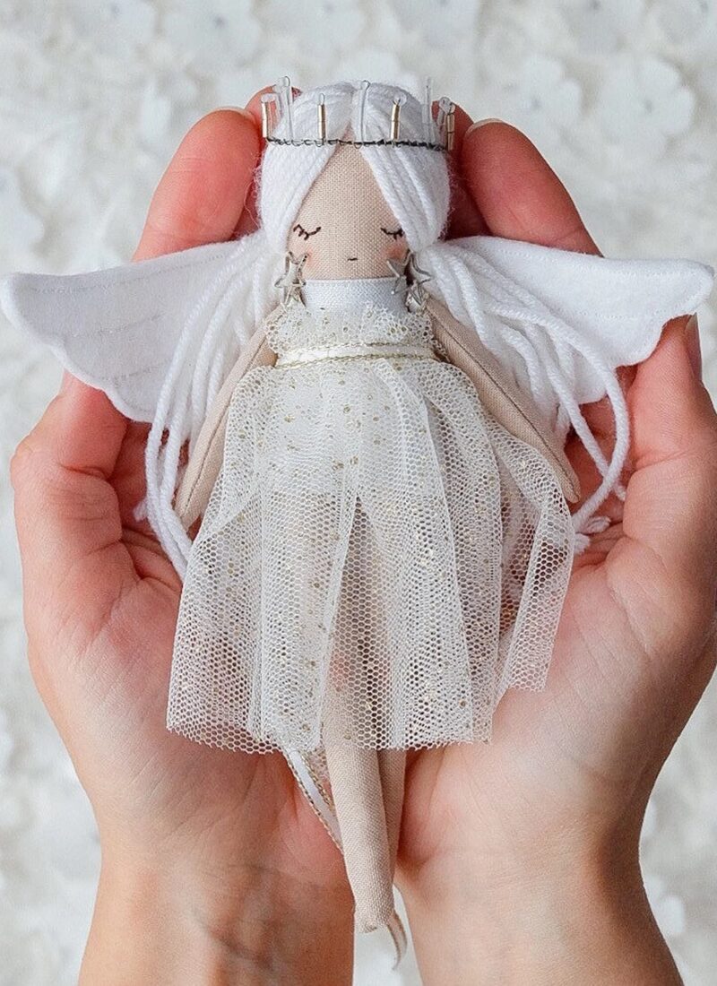 christmas fairy angel tree decoration sewing pattern