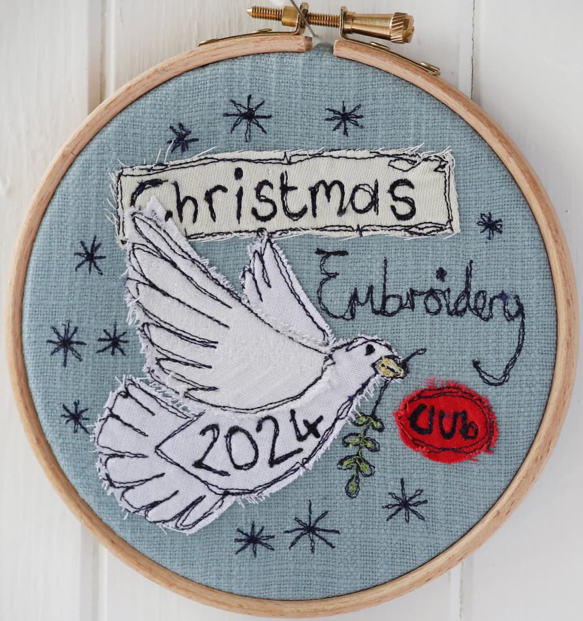 poppy treffry christmas embroidery club 2024